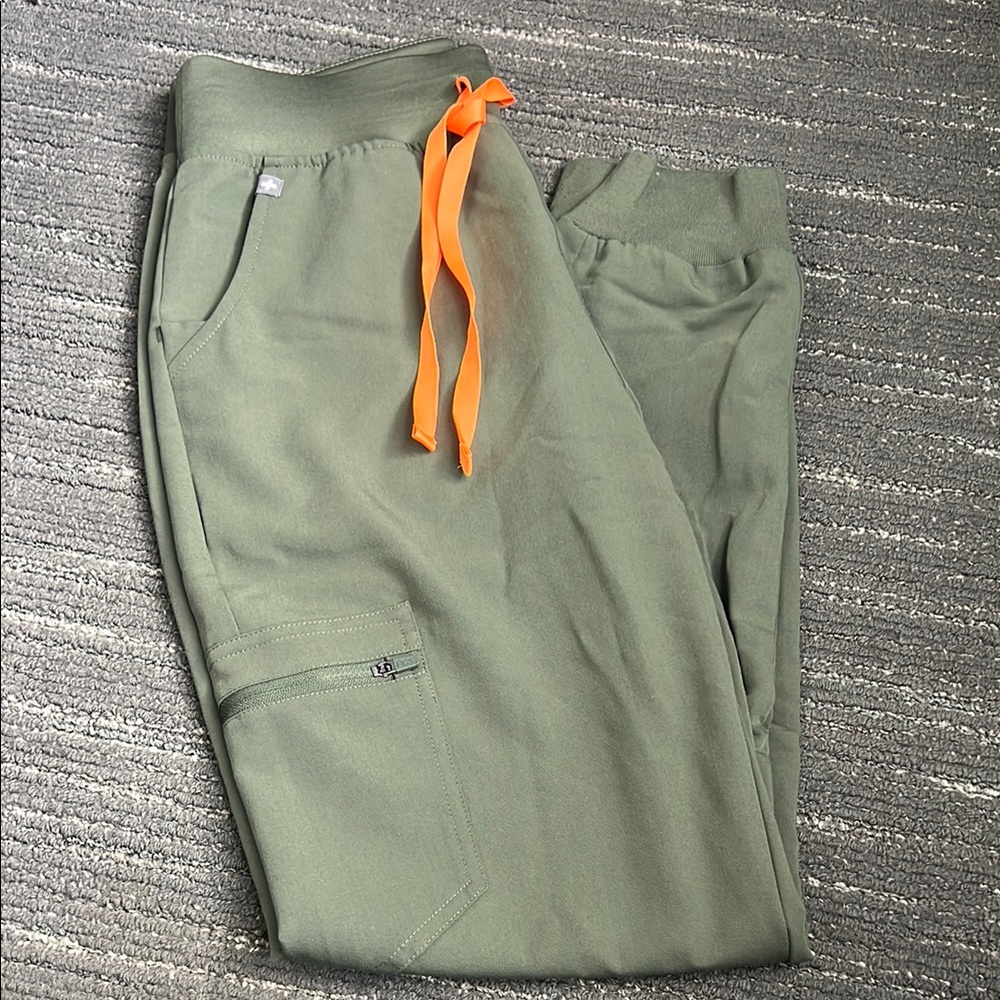 Green Jogger scrub Pants